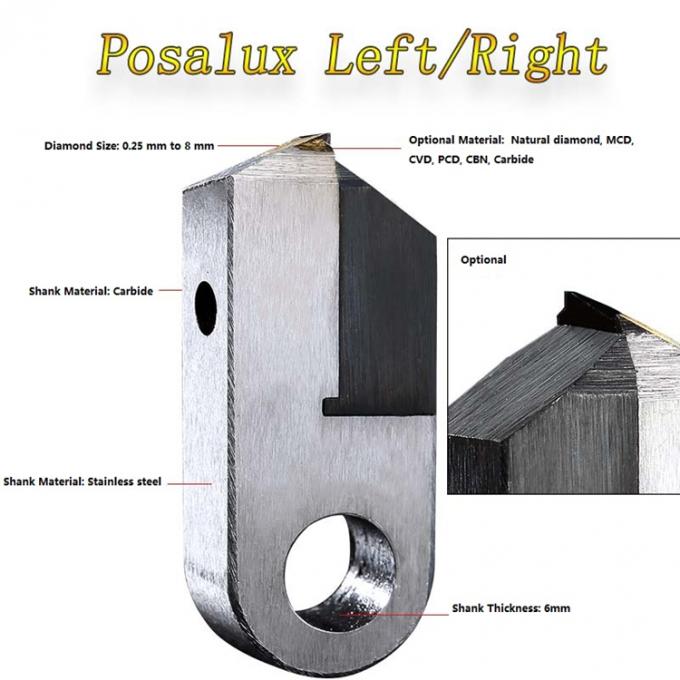 100 Degree V Shape PCD Posalux Diamond Tool 3