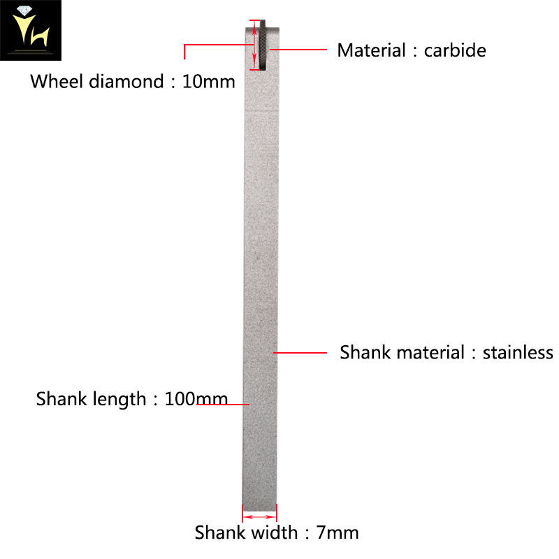 Carbide 10mm Millgrain Wheel Jewelry Background Tools